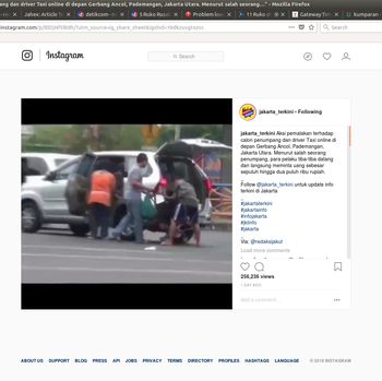 Screenshot Instagram