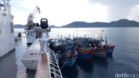 Jumlah stok ikan per tahun naik dari sebelum-sebelumnya. Dari 6,31 juta ton pada 2013 menjadi 9,93 juta ton di 2015 dan melonjak lagi ke angka 12,54 juta ton pada 2016. Istimewa/Dok. Dit Polair Baharkam Polri.
