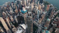 Kota New York, Amerika Serikat menjadi simbol kehidupan perekonomian dunia. Tak pernah berhenti dan selalu sibuk di sepanjang hari. Drew Angerer/Getty Images.