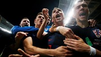 Kroasia mengalahkan Inggris pada semifinal Piala Dunia 2018, dengan skor 2-1. Untuk pertama kalinya dalam sejarah, Kroasia mampu menempuh final Piala Dunia 2018 (Reuters)