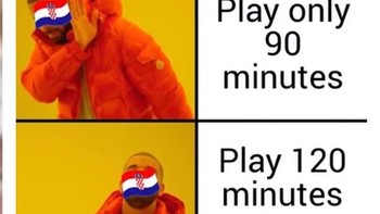 Kedahsyatan Kroasia karena melaju ke final dengan kemangan yang selalu diraih lewat babak tambahan saat memasuki fase gugur. Foto: Internet