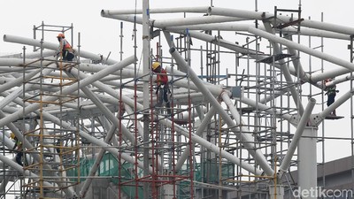 Pembangunan Stasiun LRT Velodrome