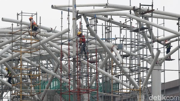 Pembangunan Stasiun LRT Velodrome