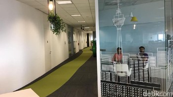 Ini suasana kerja Grab yang hanya boleh diakses oleh karyawan setempat saja. Foto: detikINET/Agus Tri Haryanto