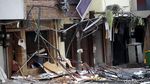 Penampakan Ruko di Kebayoran Baru yang Hancur Akibat Ledakan