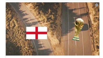 Inggris dan Piala Dunia kembali berpisah jalan Foto: Internet