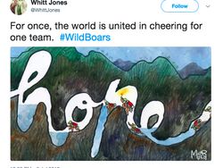 Deretan Kartun Viral Penyelamatan Heroik di Gua Thailand