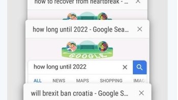 Pencarian para fans Inggris di Google. Foto: Internet