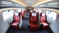Dengan 16 gerbong, kereta cepat ini bisa melaju dengan membawa hampir 1.200 penumpang sekali trip. Chinaplus/Istimewa.