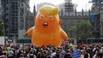 Ada Balon Bayi Trump Melayang di Langit Kota London