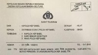 Videonya lalu viral di media sosial. AKBP M Yusuf lalu dicopot dari jabatannya sebagai Kasubdit Kilas Ditpamobvit Polda Kepulauan Bangka Belitung. Dia dicopot untuk pemeriksaan (istimewa)