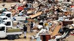 Sampah di Jepang Menggunung Pasca Diterjang Banjir