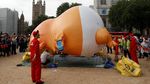 Saat Trump Disambut Karpet Merah dan Demo di London
