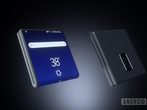 Kerennya Konsep Ponsel Layar Lipat Galaxy X