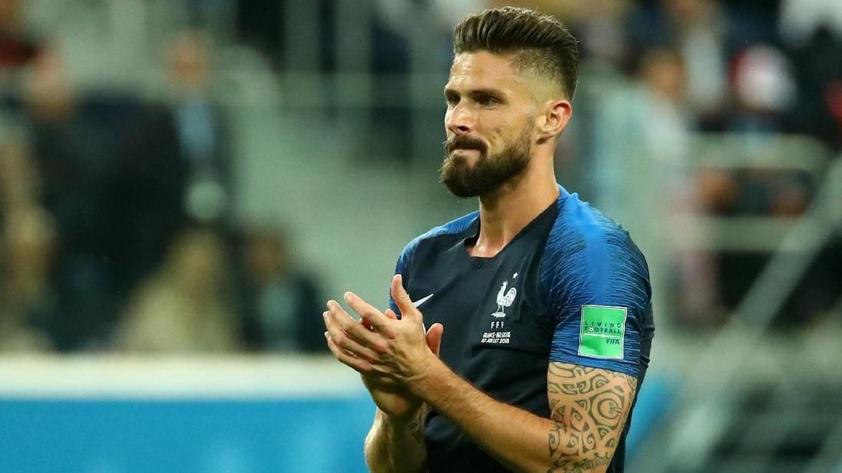 Atletico Madrid dikabarkan tertarik kepada Olivier Giroud (Foto: Michael Dalder/Reuters)