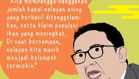 Wakil Ketua DPR Fadli Zon mengkritik kinerja Susi di KKP lewat Twitter. Foto: Luthfy Syahban