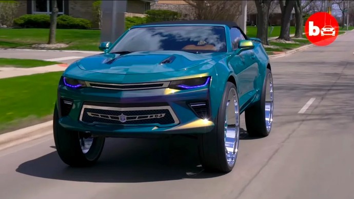 Chevrolet Camaro dengan Pelek Besar Keren atau Norak  