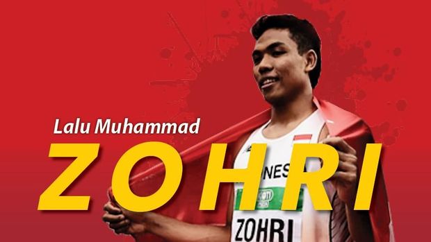 Lalu Muhammad Zohri infografis