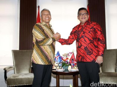 Bahas Politik, Wakil Ketua Wanbin Demokrat Sambangi Kantor PDIP