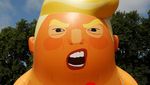 Ada Balon Bayi Trump Melayang di Langit Kota London