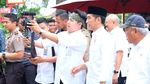 Foto: Kaesang Temani Jokowi Kunjungi Sang Pisang di Palembang