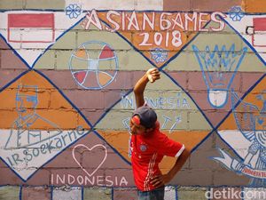 Mural Asian Games Menjamur, Sandi: Murni Inisiatif Warga