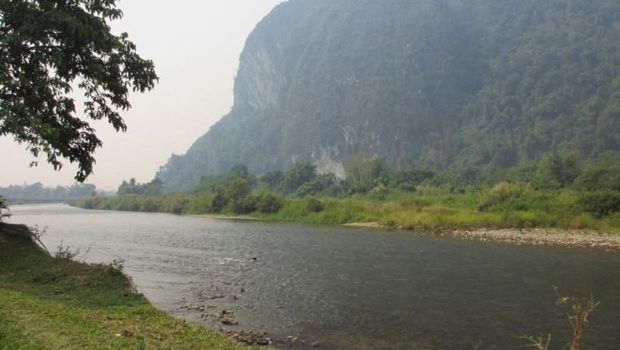 Kota Vang Vieng di Laos