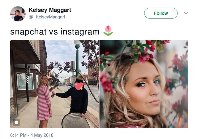 Untuk menjadi pacar atau teman yang baik, kadang pria harus memastikan jika wanita tampil cantik di Instagram. (Foto: Twitter)