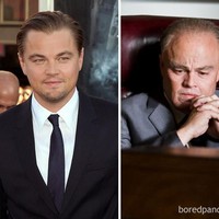Leonardo juga pernah bertransformasi jadi sosok yang lebih tua ketika bernama sebagai J. Edgar Hoover. Foto: Boredpanda