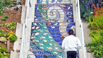 16th Avenue Steps, San Francisco, Amerika Serikat. Foto: PacificCoast/imgur via Brightside