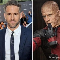 Wajah Ryan Reynold benar-benar terlihat seperti terbakar dalam film Deadpool. Foto: Boredpanda