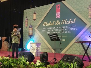 Di Halalbihalal PTSP, Anies Cerita Pengalaman Urus SIM di Washington