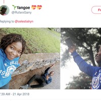  Lagi-lagi cowok harus turun ke tanah untuk memastikan cewek dapat gambar yang menarik. (Foto: Twitter)