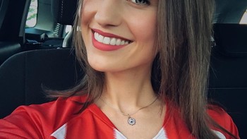 BB malam in mendukung Kroasia lho... Foto: Instagram.com/bb_lov_.