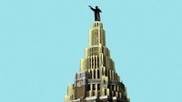 Palace of the Soviets, Moscow, ini dibangun sebagai rumah pemerintah negara di Moskow. Konstruksi dimulai pada 1938 tetapi terhenti karena letusan Perang Dunia II. Istimewa/Archdaily.
