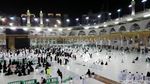 Suasana Masjidil Haram Sebelum Jemaah ke Tanah Suci