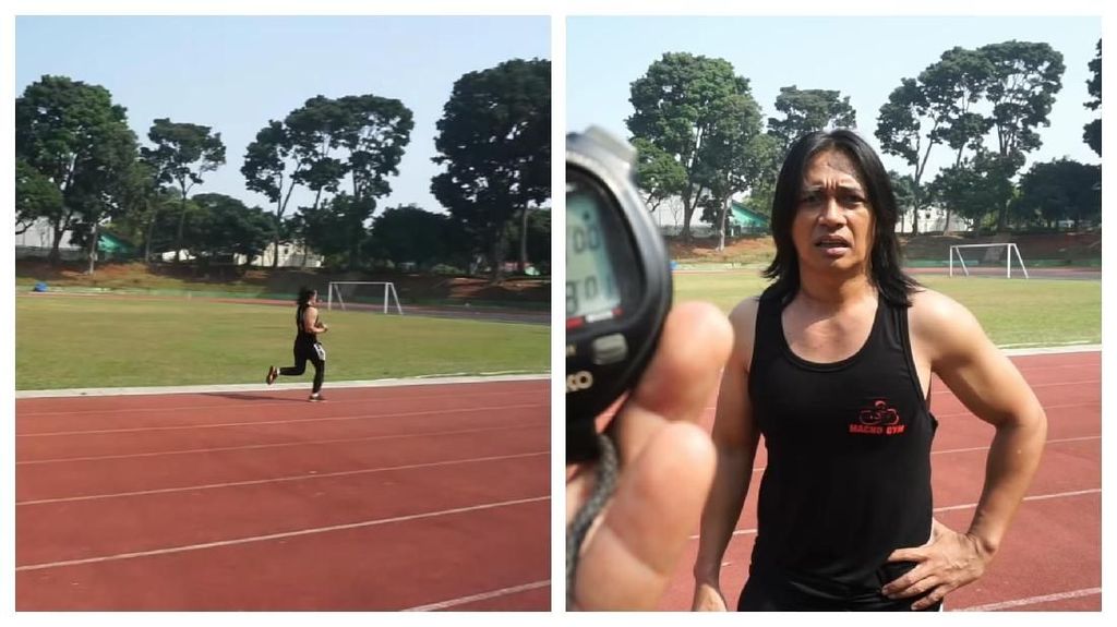Ini Jadinya Saat Agung Hercules Tes Lari ala Zohri, Berapa Detik? Ini Jadinya Saat Agung Hercules Tes Lari ala Zohri, Berapa Detik?