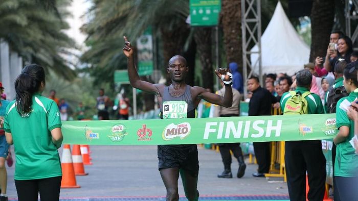 David Kibet, pelari Kenya juara Jakarta 10 K. (dok. Image Dynamic) David Kibet, pelari Kenya juara Jakarta 10 K. (dok. Image Dynamic)