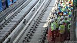 Wuss, Menhub Jajal LRT Jakarta Sebelum Diresmikan