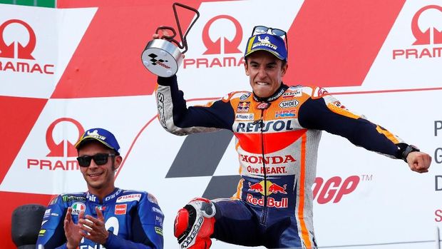 Marc Marquez akan tampil di MotoGP San Marino yang merupakan kandang Valentino Rossi.