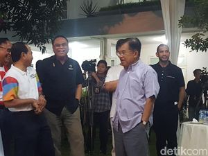 Wapres JK Gelar Nobar Final Piala Dunia 2018 di Rumah Dinas