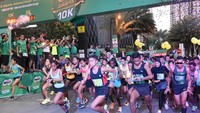 Sebanyak 16.000 pelari mengikuti kejuaraan Milo Jakarta International 10K.