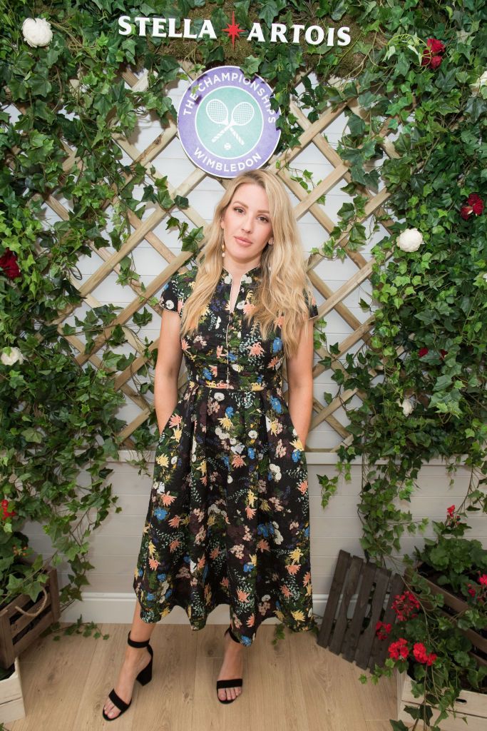 LONDON, ENGLAND - JULY 02:  Stella Artois hosts Ellie Goulding at The Championships, Wimbledon as the Official Beer of the tournament at Wimbledon on July 2, 2018 in London, England.  (Photo by Jeff Spicer/Getty Images for Stella Artois )
