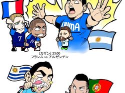 Unik! Perjalanan Piala Dunia 2018 versi Manga