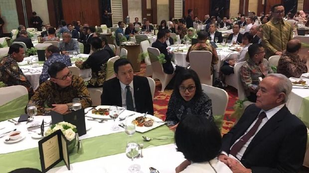 Sri Mulyani Hadiri Peringatan 10 Tahun Adaro Melantai di Bursa