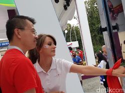 Vivo dan Si Cantik Nex Tebar Pesona di Final Piala Dunia
