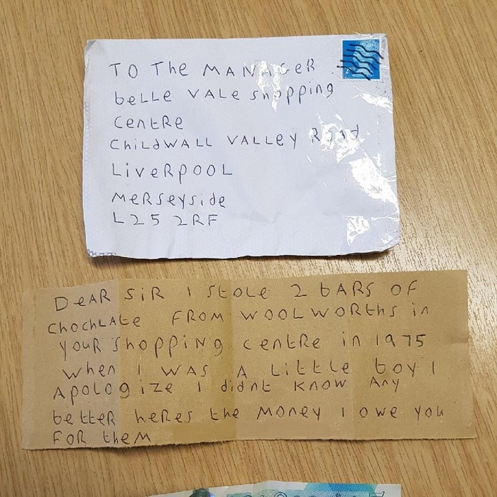 Maling Cokelat Akhirnya Minta Maaf Via Surat Setelah 43 Tahun