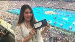 Gaya Via Vallen Nonton Piala Dunia, Ada yang Salah Kostum?