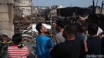 Pasca Kebakaran, Gudang Material di Sunter Rata dengan Tanah