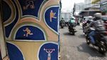 Warna-warni Kampung Mural Asian Games di Pusat Kota Jakarta